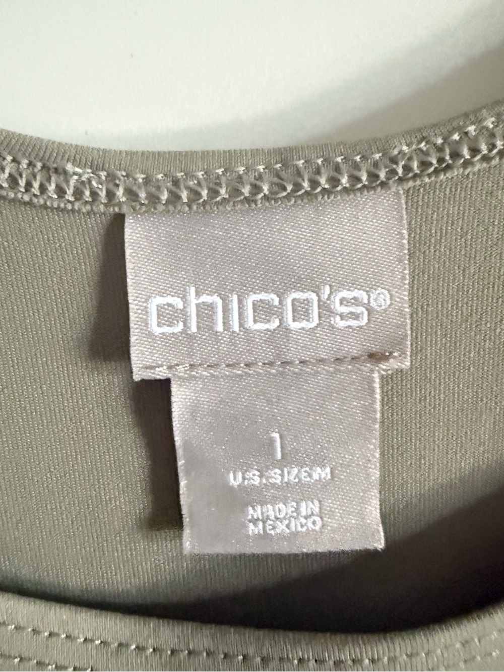 Like New Chico's Scoop Neck Tank - Picture 3 of 6